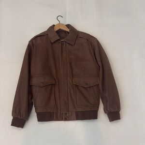 Men's Brown Leather Jacket
